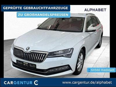 Gebraucht Skoda Superb Style 150 PS (110 kW) 2022 Moon weiss perleffekt Kombi