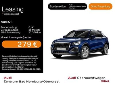 Gebraucht Audi Q2 Advanced Plus 150 PS (110 kW) 2025 Navarrablau metallic SUV