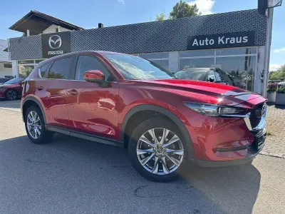 Gebraucht Mazda CX-5 Ad'Vantage 194 PS (142 kW) 2021 Magmarot metallic SUV