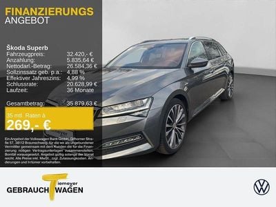 Graphitegrau metallic Gebraucht 2023 Skoda Superb LAURIN & KLEMENT Kombi | 32.420 € (Superpreis)