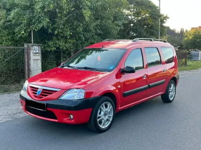 Gebraucht Dacia Logan MCV 75 PS (55 kW) 2008 Rot Kombi