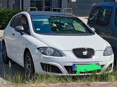 Gebraucht Seat Leon 86 PS (63 kW) 2010 Weiß Kleinwagen