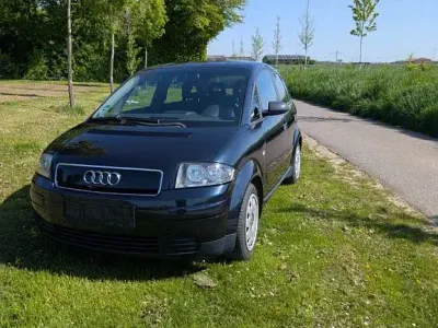 Brugt Audi A2 75 HK (55 kW) 2001 Blå Hatchback