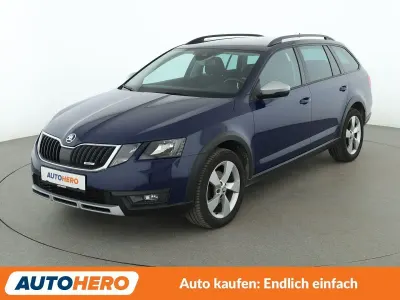 Gebraucht Skoda Octavia Scout 4x4 150 PS (110 kW) 2018 Blau Kombi