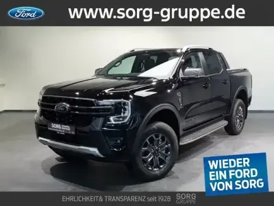 Ny Ford Ranger Wildtrack 205 HK (150 kW) 2025 Sort Pickup / Ladvogn