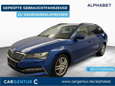 Gebraucht Skoda Superb Ambition 218 PS (160 kW) 2021 Blau Kombi