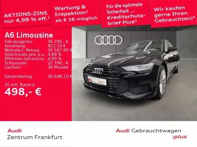 Brugt Audi A6 S-Line 340 HK (250 kW) 2022 Sort Sedan
