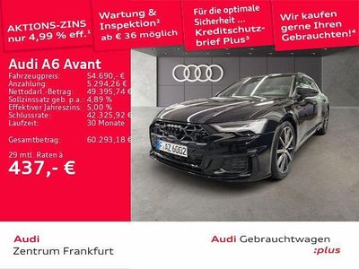 Mythosschwarz metallic Gebraucht 2025 Audi A6 S-Line Kombi | 54.690 € (Etwas zu teuer)