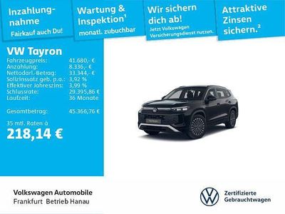 Grenadillschwarz metallic Gebraucht 2025 VW Tayron Life SUV | 41.680 €