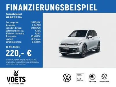 Neu VW Golf VIII Life 116 PS (85 kW) 2026 Silber Limousine