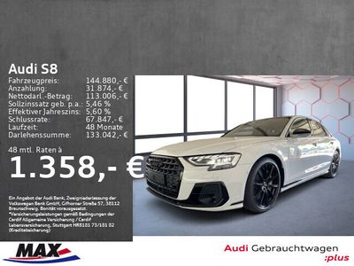 gebraucht Audi S8 TFSI 191.950€UPE+KERAMIK+B&O+HUD+PANO+RSE+4*SHZ+MASSAGE