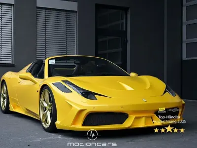 Usata Ferrari 458 566 CV (416 kW) 2012 Giallo Cabrio