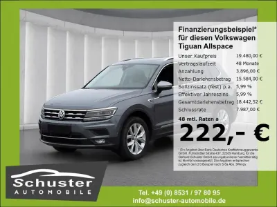 Gebraucht VW Tiguan Allspace Highline 200 PS (147 kW) 2021 Grau SUV