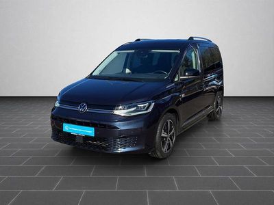 Gebraucht VW Caddy Style 114 PS (83 kW) 2021 Starlight blue metallic (metallic) Van / Kleinbus
