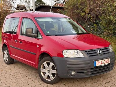 Gebraucht VW Caddy Team 80 PS (58 kW) 2010 Rot Van / Kleinbus
