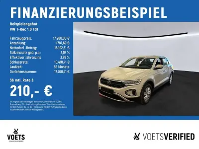 Gebraucht VW T-Roc Basis 110 PS (80 kW) 2022 Grau SUV