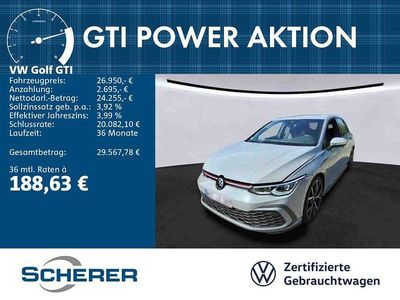 Gebraucht VW Golf VIII GTI 245 PS (180 kW) 2023 Mondsteingrau Limousine