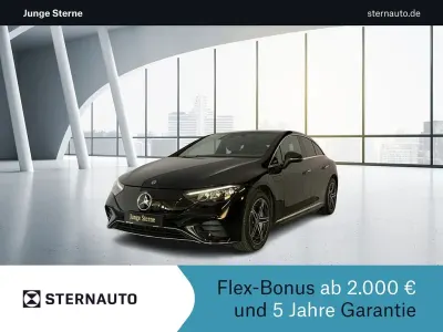 Gebraucht Mercedes EQE300 AMG 180 kW (245 PS) 2025 Metalliclack obsidianschwarz Limousine