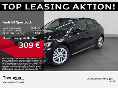 Gebraucht Audi A3 S-Line 150 PS (110 kW) 2025 Schwarz Limousine