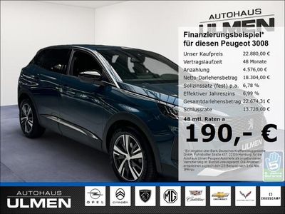 Gebraucht Peugeot 3008 Allure 131 PS (96 kW) 2023 Blau SUV