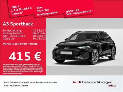 Usata Audi A3 S-Line 204 CV (150 kW) 2025 Nero Berlina