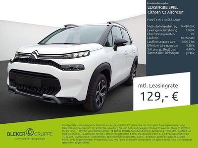 Gebraucht Citroën C3 Aircross Shine 110 PS (80 kW) 2023 Weiß SUV