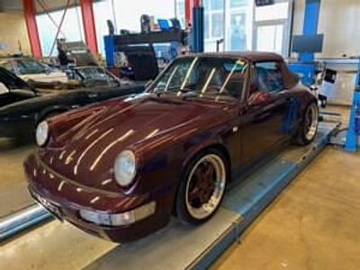 Usata Porsche 911 Carrera 4 Cabriolet 299 CV (219 kW) 1992 Viola Cabrio