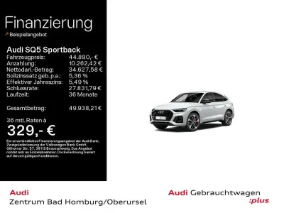 Gebraucht Audi SQ5 Sportback Ambiente 341 PS (250 kW) 2021 Gletscherweiß metallic SUV