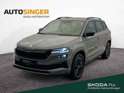Gebraucht Skoda Karoq SportLine 190 PS (139 kW) 2023 Stahlgrau SUV