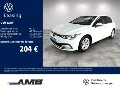 Gebraucht VW Golf VIII Life 150 PS (110 kW) 2023 Weiß Limousine