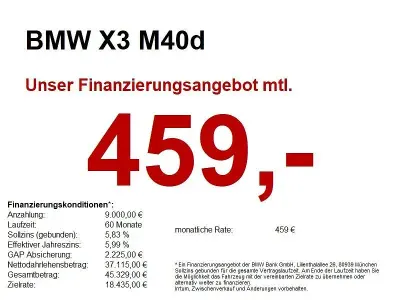 Second-hand BMW X3 Performance 340 CP (250 kW) 2023 Negru SUV