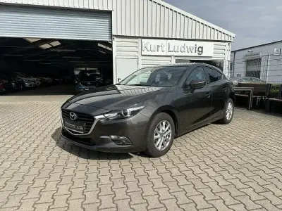 Gebraucht Mazda 3 Exclusive 120 PS (88 kW) 2017 Grau Limousine