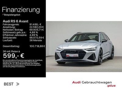 Gebraucht Audi RS6 Sport 600 PS (441 kW) 2022 Florettsilber metallic (metallic) Kombi
