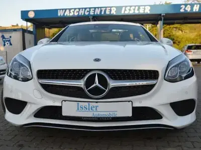 Gebraucht Mercedes SLC200 AMG line 184 PS (135 kW) 2018 Polarweiss  unilack Cabrio