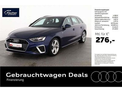 Gebraucht Audi A4 S-Line 204 PS (150 kW) 2021 Blau Kombi
