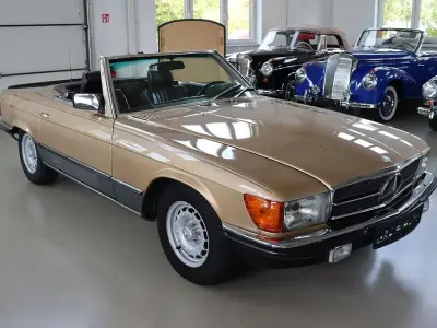 Gebraucht Mercedes SL500 231 PS (169 kW) 1984 Gold Cabrio