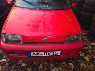 Gebraucht Fiat Cinquecento 54 PS (39 kW) 1996 Rot Kleinwagen