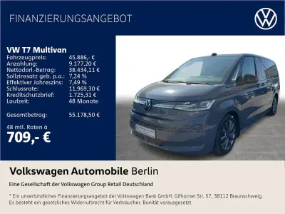 Gebraucht VW Multivan Energetic 150 PS (110 kW) 2023 Pure grey Van / Kleinbus