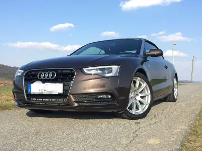 Usata Audi A5 Cabriolet S-Line 204 CV (150 kW) 2012 Marrone Cabrio