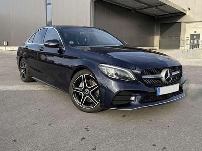 Gebraucht Mercedes C220 AMG line 194 PS (142 kW) 2019 Blau Limousine