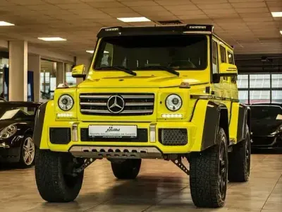 Używany Mercedes G500 4x4² 421 KM (309 kW) 2017 Żółty SUV