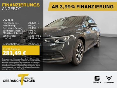 Grau Gebraucht 2022 VW Golf VIII Active | 20.960 € (Guter Preis)