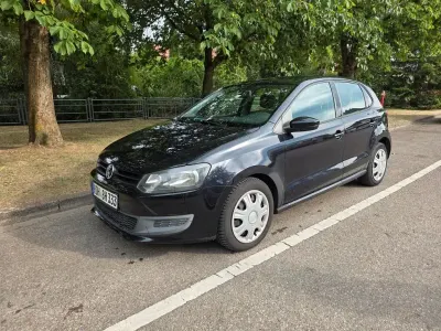 Gebraucht VW Polo Trendline 69 PS (50 kW) 2012 Schwarz Kleinwagen