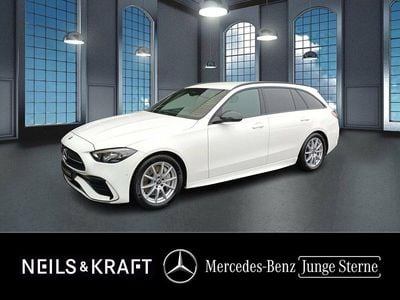 Weiß Gebraucht 2022 Mercedes C180 AMG Kombi | 31.470 € (Etwas zu teuer)