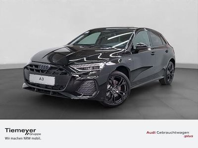 Schwarz Gebraucht 2025 Audi A3 Sportback e-tron S-Line Kleinwagen | 54.490 €