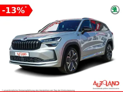Neu Skoda Kodiaq SportLine 150 PS (110 kW) 2025 Brilliantsilbermet. SUV