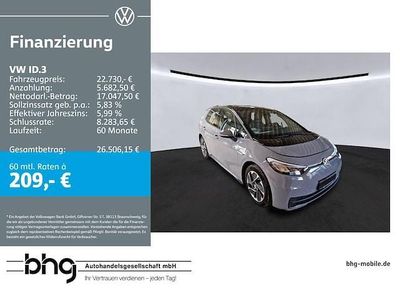 Gebraucht VW ID.3 Pro Performance 150 kW (204 PS) 2022 Grau Kleinwagen