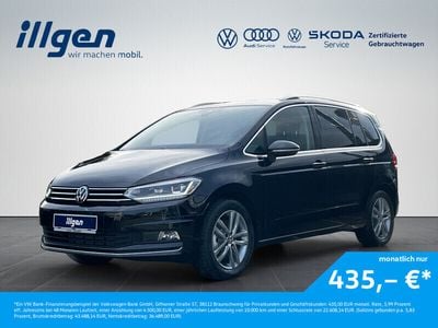 Gebraucht VW Touran Highline 150 PS (110 kW) 2022 Schwarz Van / Kleinbus