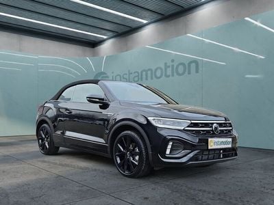 Gebraucht VW T-Roc Cabriolet R-line 150 PS (110 kW) 2024 Schwarz Cabrio