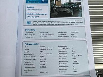 Gebraucht Cadillac Fleetwood 345 PS (253 kW) 1962 Schwarz Limousine